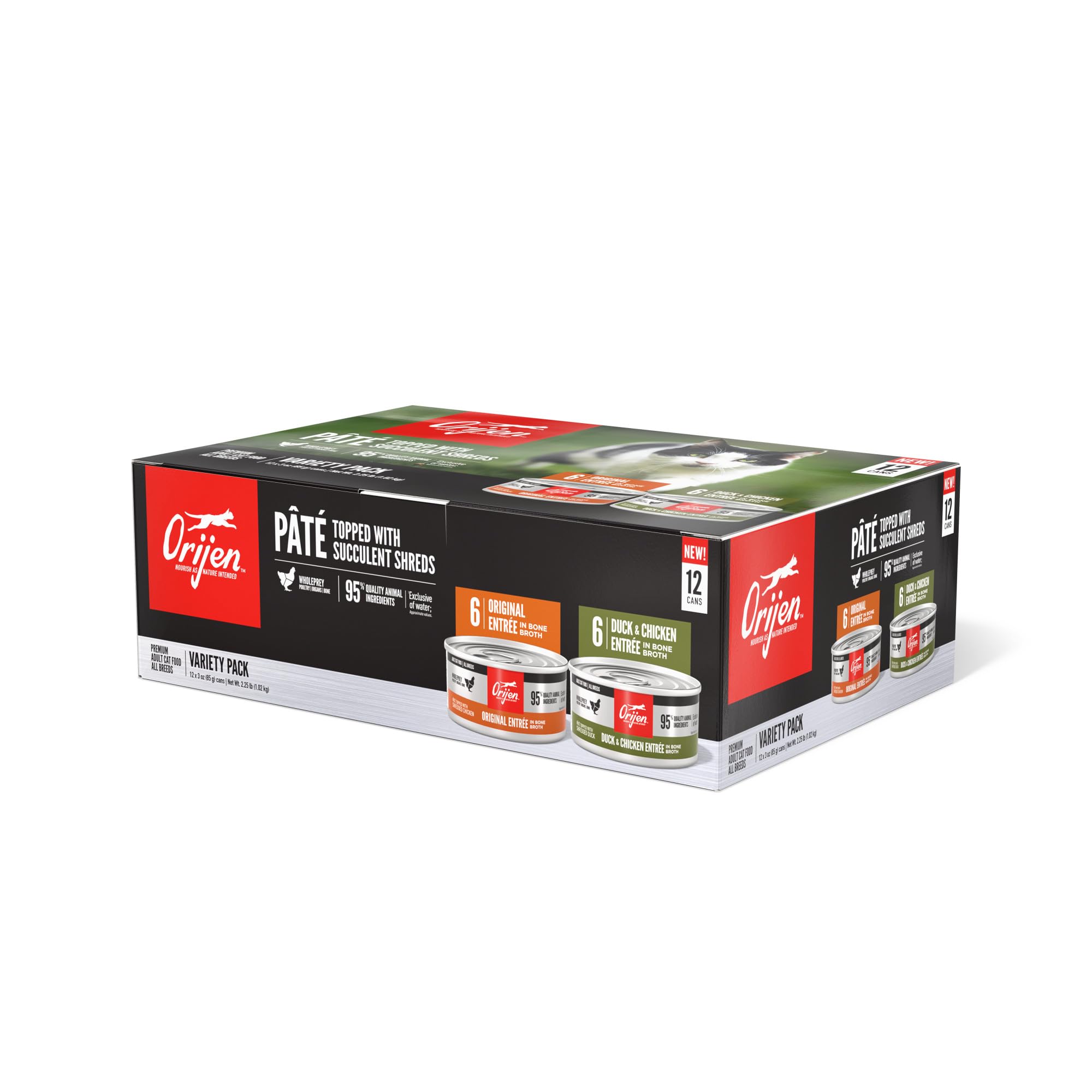 Amazon.com : ORIJEN Premium Pate Wet Cat Food Variety Pack